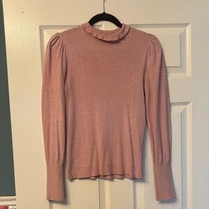 La Vie Rebecca Taylor Dusty Pink Long Sleeve Top
